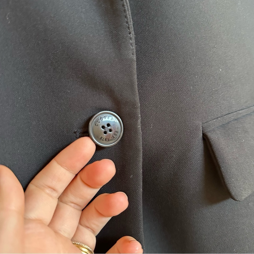 Closed Single Breasted Oversized Blazer Size Xs - image 5